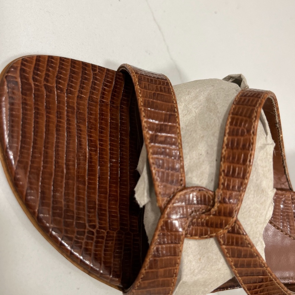 Gianni Bini Snake Print Slides With Heel. - image 6